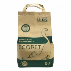 Наполнитель Древесный Ecopet 5 л