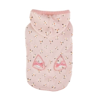 PINKAHOLIC Футболка с капюшоном для собак "Fiorella", розовая