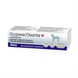 Осурния ушной гель для собак 1 мл., уп. 2 тюбика