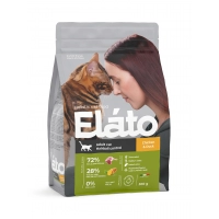 Elato Holistic корм для взрослых кошек с курицей и уткой, для выведения шерсти