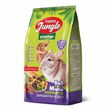 Happy Jungle Престиж Корм для шиншилл и дегу 500г, J404