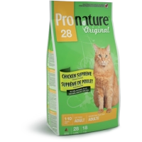 Pronature Original 28 сухой корм для кошек с курицей, уп. 500 г, 2,72 и 20 кг
