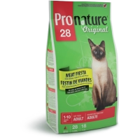 Pronature Original 28 сухой корм для кошек Мясная Фиеста, уп. 2,72 и 20 кг