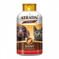 РОЛЬФ КЛУБ Кератин Шампунь Shiny для короткошерст кошек/собак 400мл