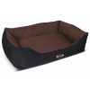 SCRUFFS Лежанка "Expedition Box Bed" с бортиком водонепроницаемая шоколад