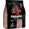 AlphaPet сухой корм для взрослых кошек с чувствительным пищеварением, ягненком