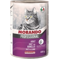 Morando Professional консервы для кошек паштет с Ягненком