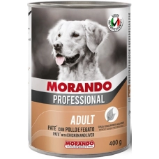 Morando Professional консервы для собак паштет с Курицей и печенью