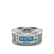 Farmina VET LIFE NATURAL DIET CAT OBESITI паштет для кошек при ожирении, 85 г