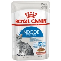 Royal Canin Indoor Sterilised пауч для домашних стерил. кошек кусочки в соусе