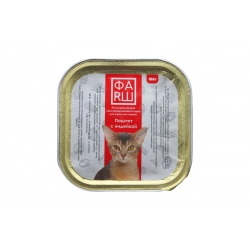 Паштет для кошек ФАРШ с индейкой, 100 гр